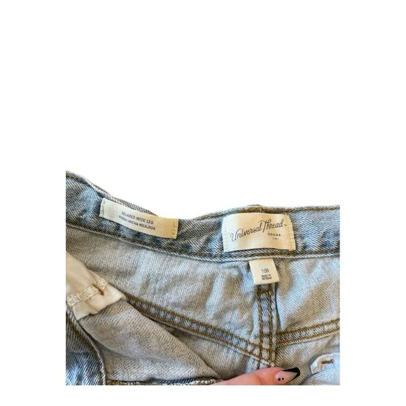 Universal Thread Denim Wide-Leg Pants - Picture 3 of 6